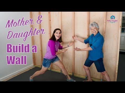 How to Build a Partition Wall // Mother &amp;amp; Daughter Build a Wall