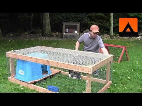 How to Build a Rabbit Hutch -  Cheap and Easy