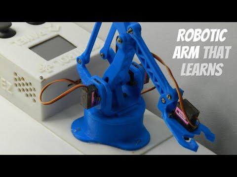 How to Build a Robotic Arm that Learns | ft. Arduino Mega, EEZYbotARM