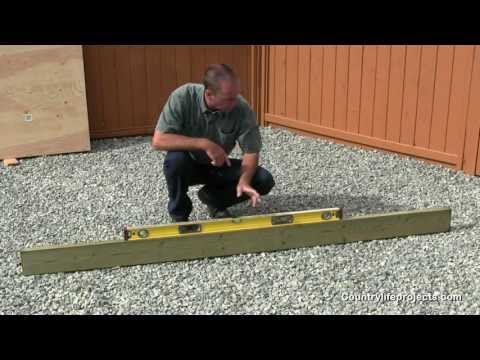 How to Build a Shed - Video 1 of 15 - Ground Preparation