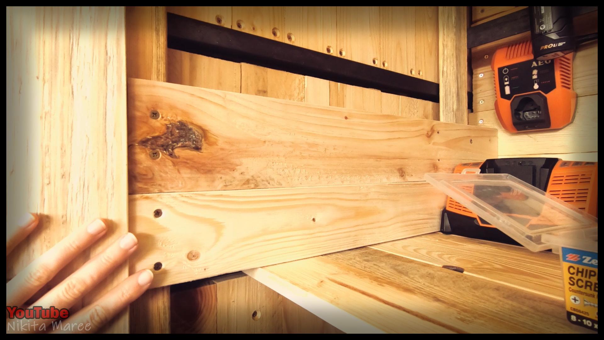 How to Build a tool shelf. DIY compact tool storage. Making a tool bench for battery tools (28).jpg