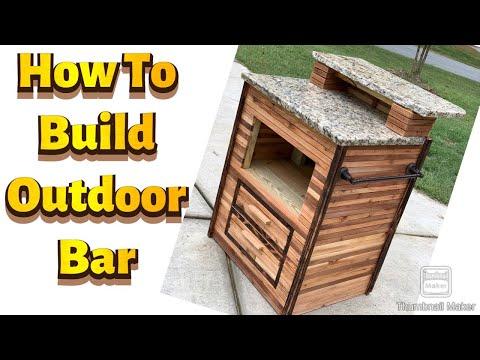 How to Build an Outdoor bar