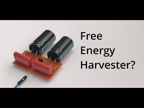 How to Capture Free Energy | Make a Simple Energy Harvester Circuit