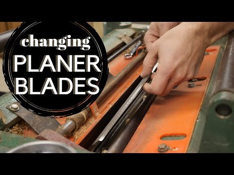 How to Change the Blades in Your Planer