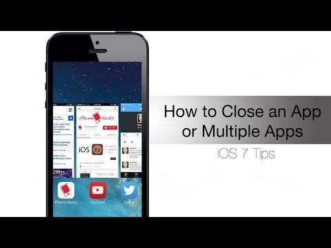 How to Close an App or Multiple Apps