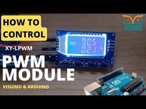 How to Control PWM Signal Generator Module With Arduino &amp; Visuino