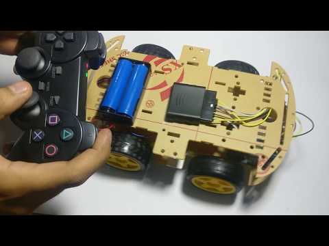 How to Control a Robotic Car using a PS2 Wireless Remote