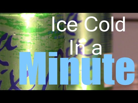 How to Cool a Drink in 1 Minute