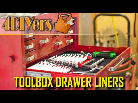 How to Cut and Install Drawer Liners in your Toolbox