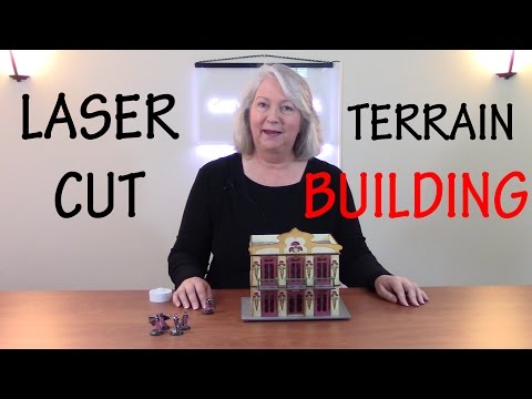 How to Design and Laser Cut a Scale Model Building for Wargaming Terrain