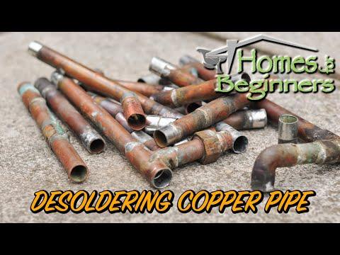 How to Desolder and Clean Copper Pipe and Fittings