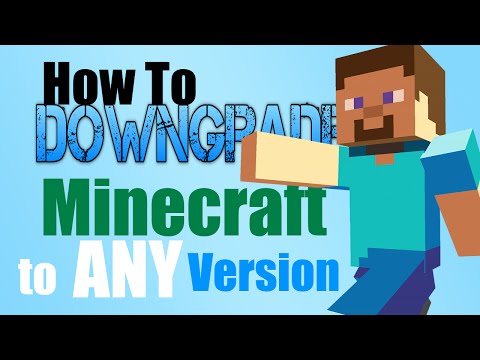 How to Downgrade Minecraft To Any Version EASY TUTORIAL