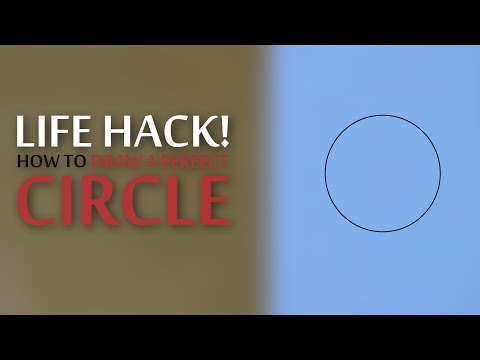 How to Draw a Perfect Freehand Circle (DIY Video Tutorial)