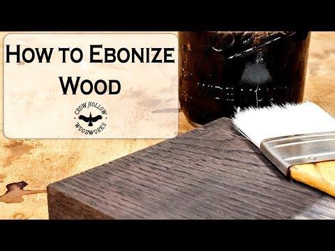 How to Easily Ebonize Wood