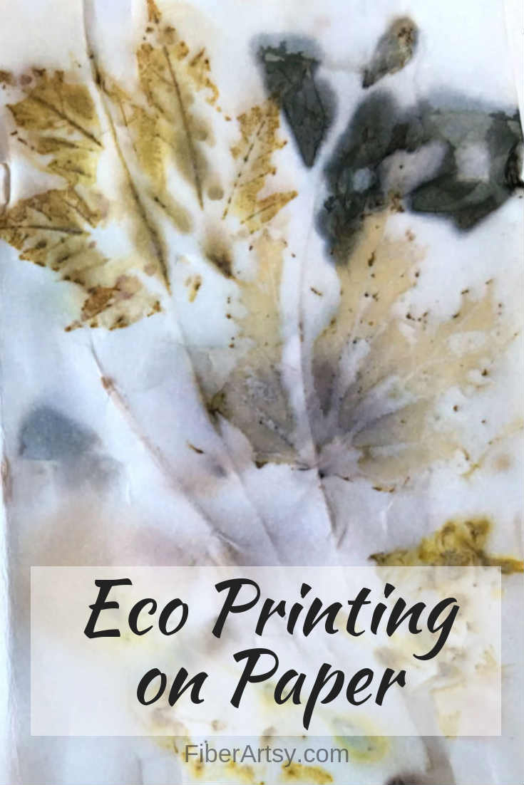 How to Eco Print on Paper. Fabric printing tutorial by FiberArtsy.jpg