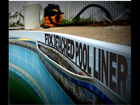 How to Fix Detached Pool Liner