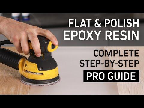 How to Flat and Polish Epoxy Resin to a Mirror Finish - Step by Step Guide