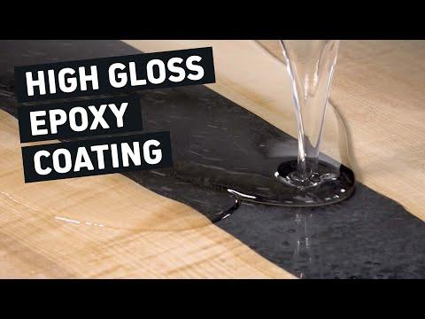 How to Flood Coat a High Gloss Epoxy Coating onto Wood and Other Surfaces