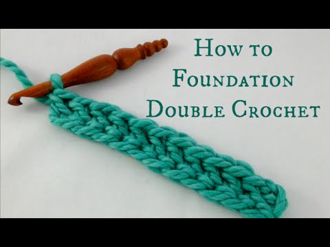 How to Foundation Double Crochet