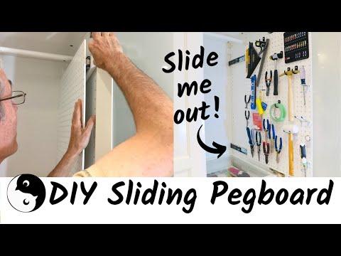 How to Hang Sliding Pegboard | Birdz of a Feather