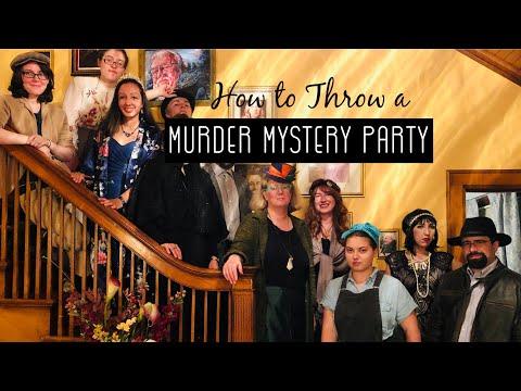 How to Host a Murder Mystery Party