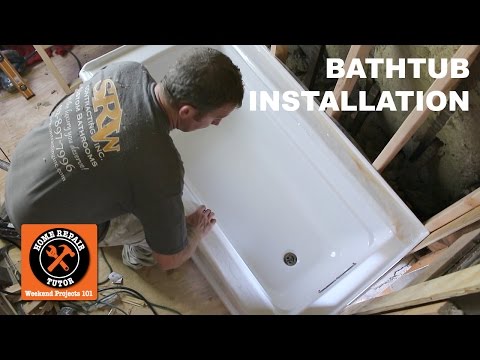 How to Install a Bathtub (make it ROCK solid)