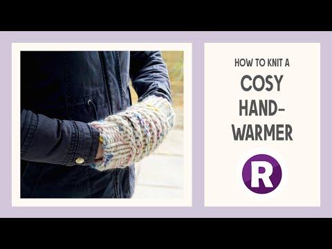 How to Knit a Handwarmer | Easy Knitting Project for Winter | Hand Muff Pattern