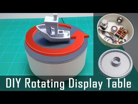 How to Make 3D Printed Rotating Display Table