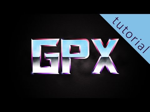 How to Make An Epic 80's Metal Text Effect | Photoshop CC 2015 | Graphix TV