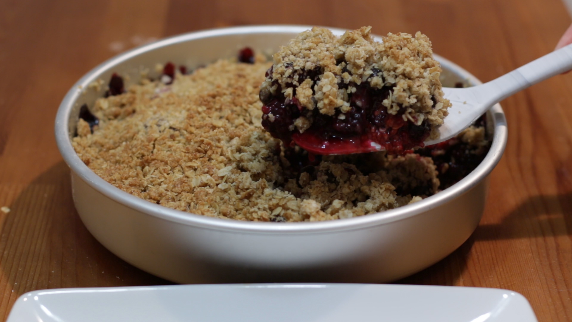 How to Make Berry Crisp Amazing Triple Berry Crisp Recipe.jpg