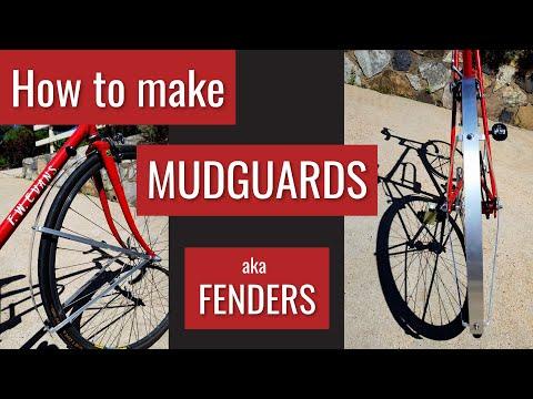 How to Make Bicycle Fenders / Mudguards