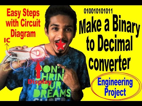 How to Make Binary to Decimal(BCD) counter project with Circuit Diagram ( with Explanation )