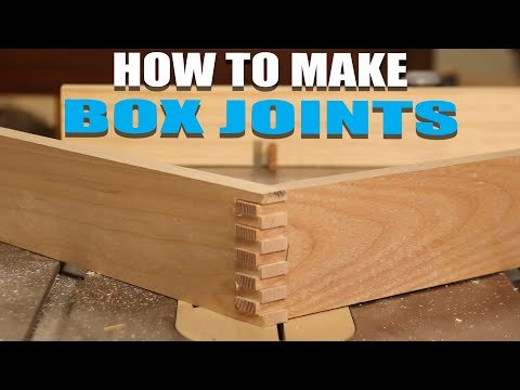 How to Make Box Joints/Finger Joints - Easy Joinery