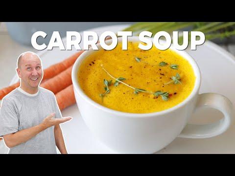 How to Make Carrot Soup in a Vitamix or on the Stovetop