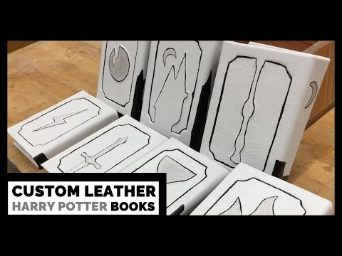 How to Make Custom Leather Harry Potter Books