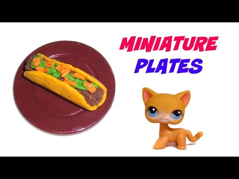 How to Make Doll/LPS Plates - Easy LPS Crafts &amp;amp; Doll Crafts