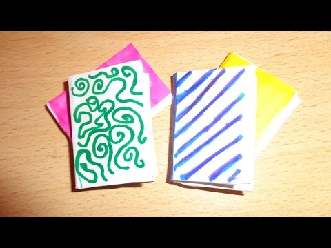 How to Make Easy Miniature Origami Books