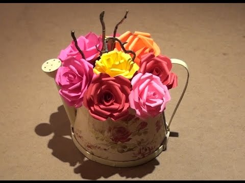 How to Make Easy Paper Flower Rose