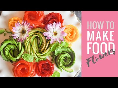 How to Make Food Flowers