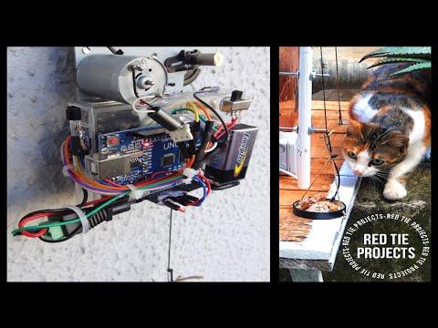 How to Make Food Transporter for Stray Cats | Arduino Project