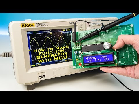 How to Make Function Generator with MCU to Generate Square and Sine Wave