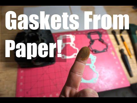 How to Make Gaskets from Paper with One Dirty Trick: Grave Rubbing in the Shop