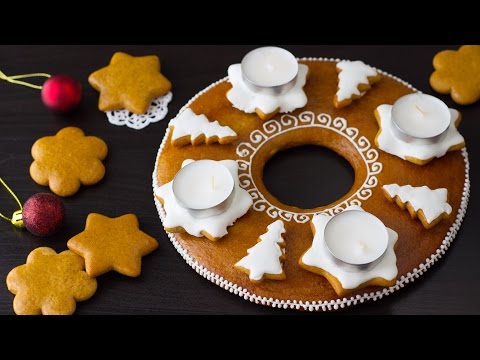 How to Make Gingerbread Advent Wreath (Assembling Tutorial)