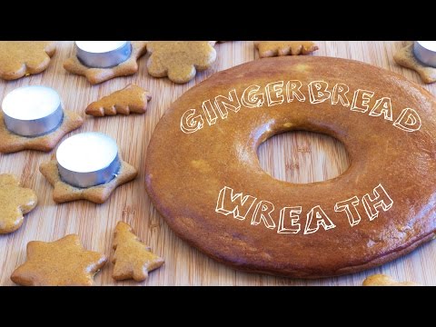 How to Make Gingerbread Advent Wreath (Baking Tutorial)