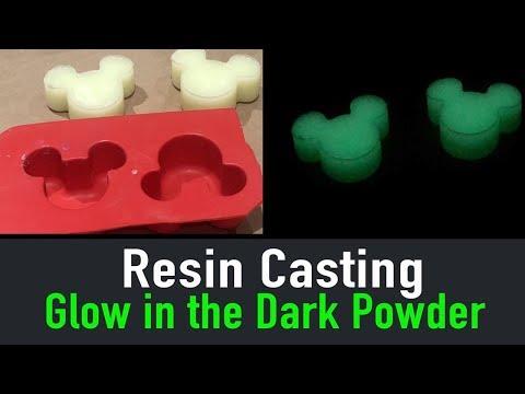 How to Make Glow in the Dark Epoxy Mickey Ears // Resin Casting