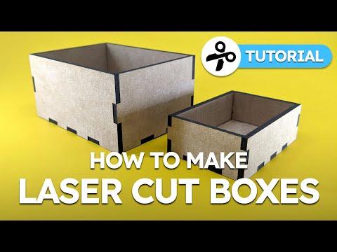 How to Make Laser Cut Boxes with Finger Joints