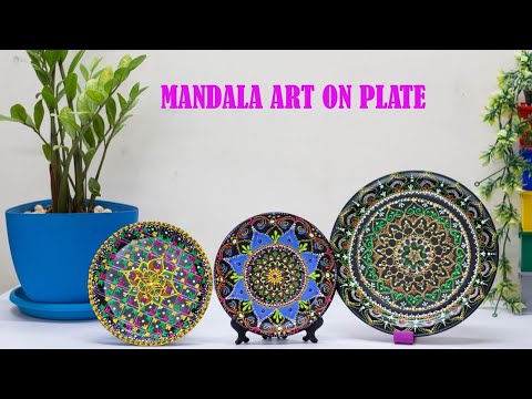 How to Make Mandala Art on Used Plates