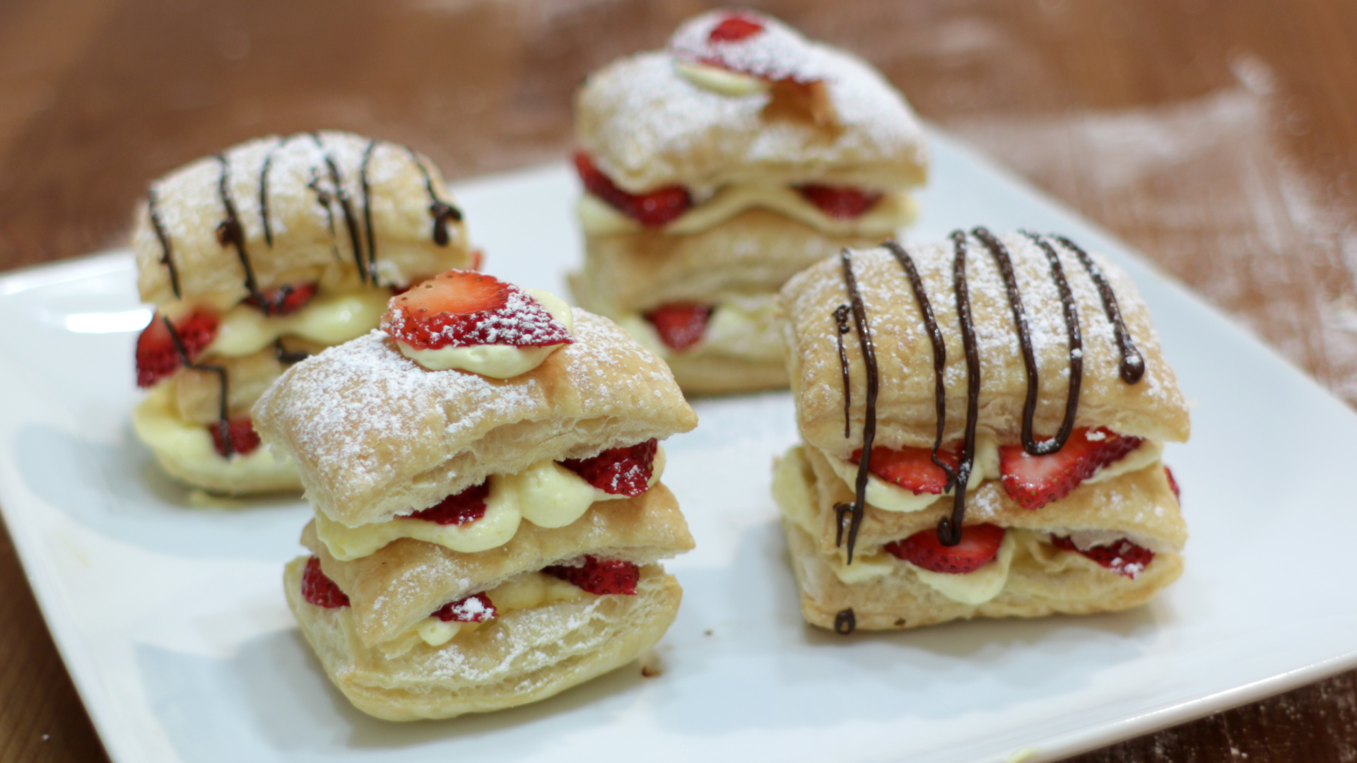 How to Make Napoleon | Easy Strawberry Napoleon Puff Pastry.jpg