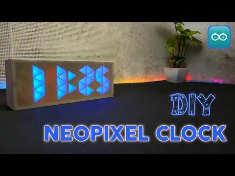 How to Make Neopixel Clock at Home | DIY