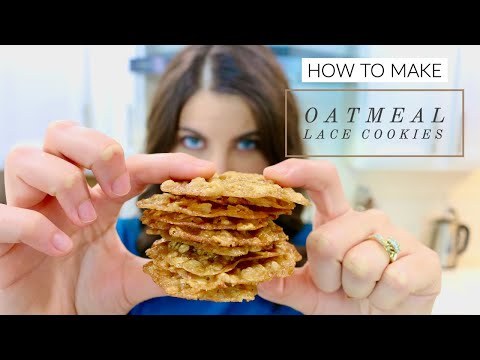 How to Make Oatmeal Lace Cookies | Simple and Easy Recipe